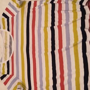 Plus Size, Striped, Short Sleeve Shirt, Sz XL, NWOT